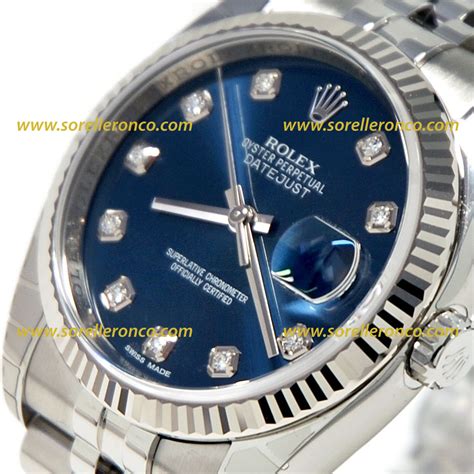 rolex day just blu e diamanti prezzo|Rolex Datejust italia.